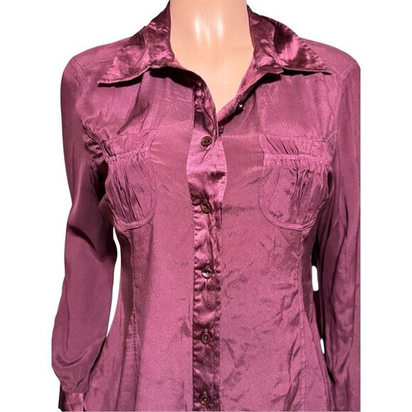 Pulp women's long sleeve button up shirt M - Picture 2 of 7